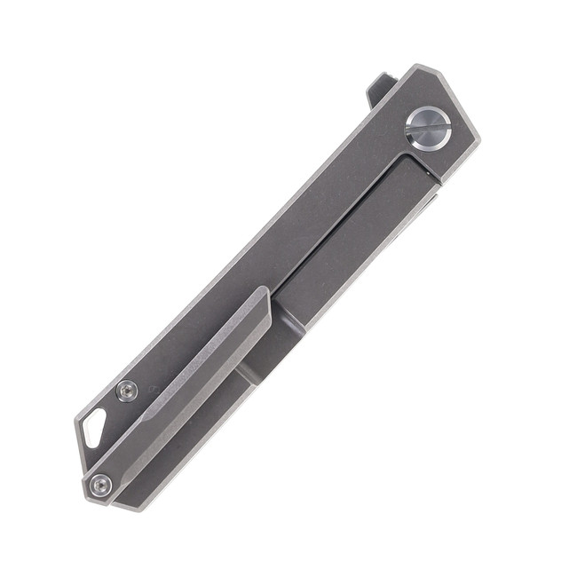 TwoSun TS20 YJ01 V1 Folding Knife Gray Titanium Handle YJ01-V1
