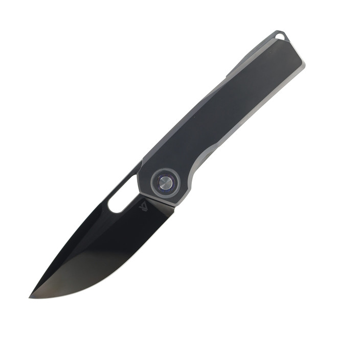 Vanguard Breaker Pocket Knife Black DLC Titanium Handle Semi-Polished DLC Magnacut Blade Vanguard Breaker Pocket Knife Black DLC Titanium Handle Semi-Polished DLC Magnacut Blade
