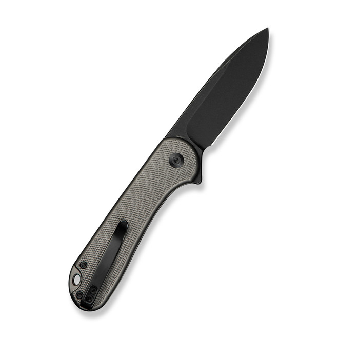 Civivi Button Lock Elementum II Folding Knife Gray Aluminum Handle