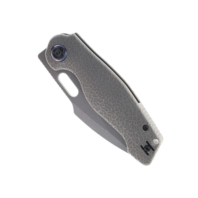 Kunwu Gringo Folding Knife Honeydew Stonewash Titanium Handle S390