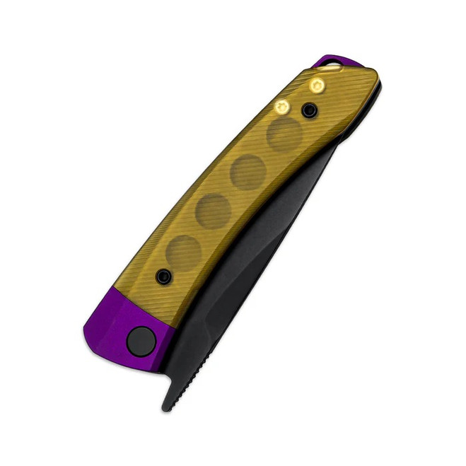 Kizer Mini Momo Folding Knife Purple Aluminum/PEI Handle Nitro-V