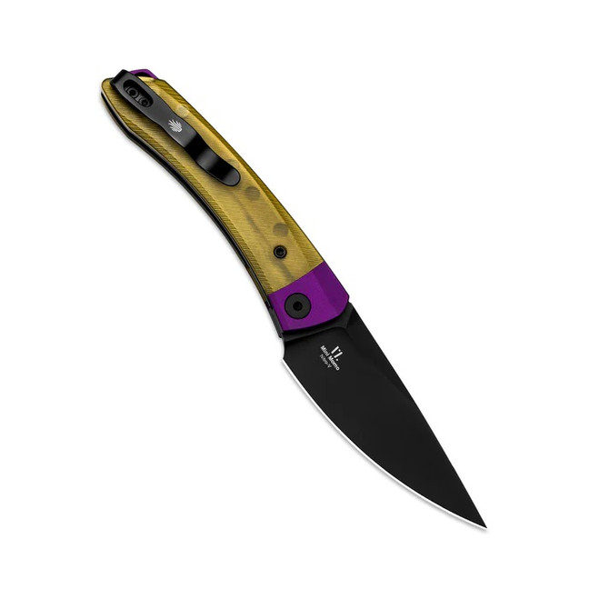 Kizer Mini Momo Folding Knife Purple Aluminum/PEI Handle Nitro-V