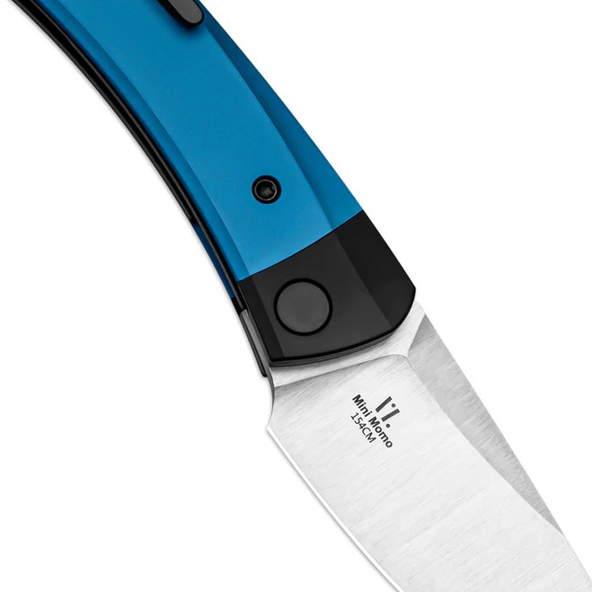 Kizer Mini Momo Folding Knife Black/Blue Aluminum Handle Nitro-V