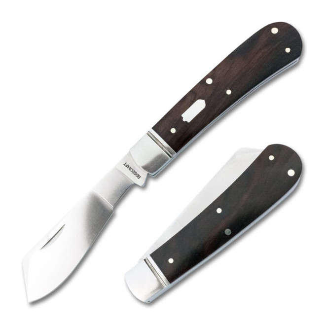 RoseCraft Blades Mill Creek Cotton Sampler Folding Knife Black