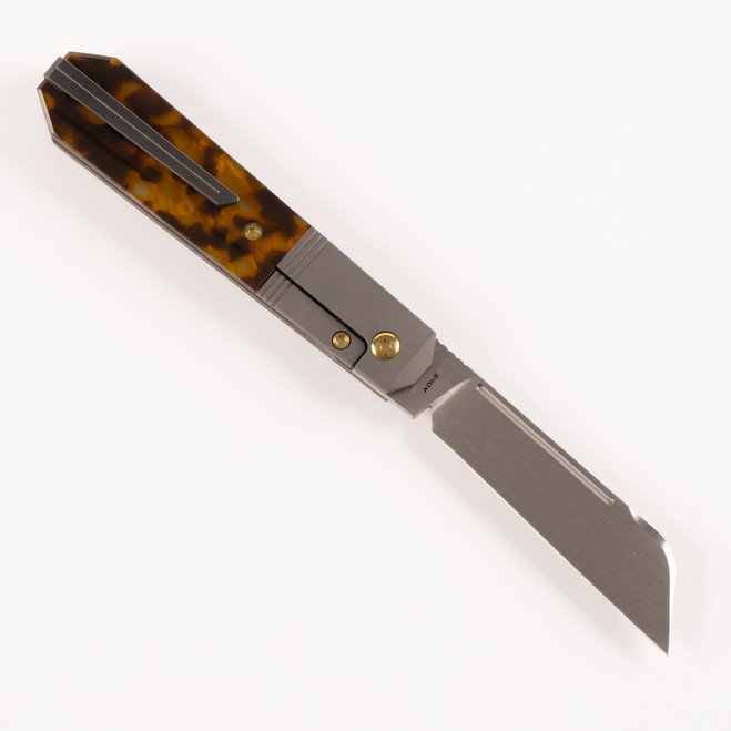 Jack Wolf After Hours Jack Folding Knife Kirinite Tortoise Shell