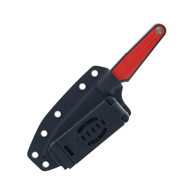 ボタン TwoSun Fixed Blade Knife Red/Black G10 Handle 14C28N Plain Edge