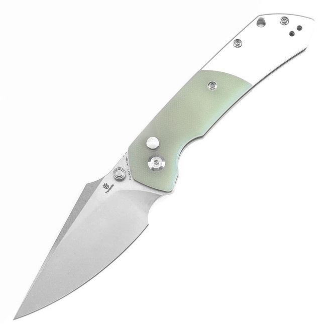 Tenable Fenrir Folding Knife Jade G10/Aluminum Handle 14C28N