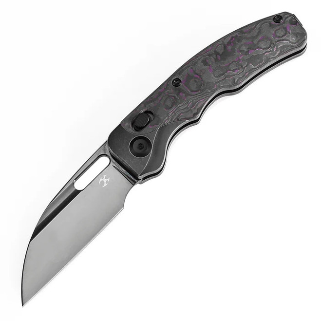 Kansept Vivid Folding Knife Blackwash Titanium/Purple Haze