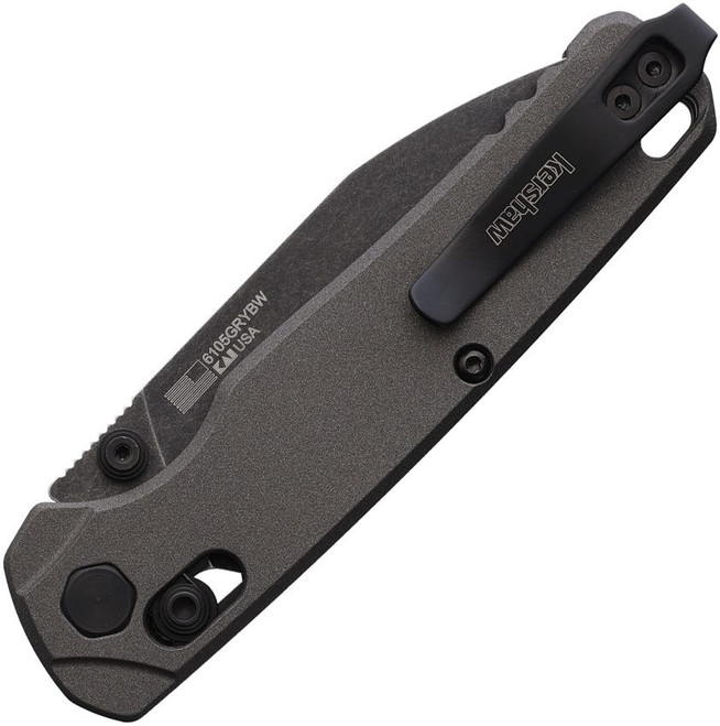 【CO】 Kershaw Bel Air Folding Knife Gray Aluminum Handle Magnacut Plain