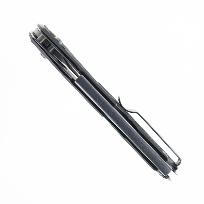 SRM Mirage 239X Folding Knife Black G10 Handle 14c28n Plain Edge