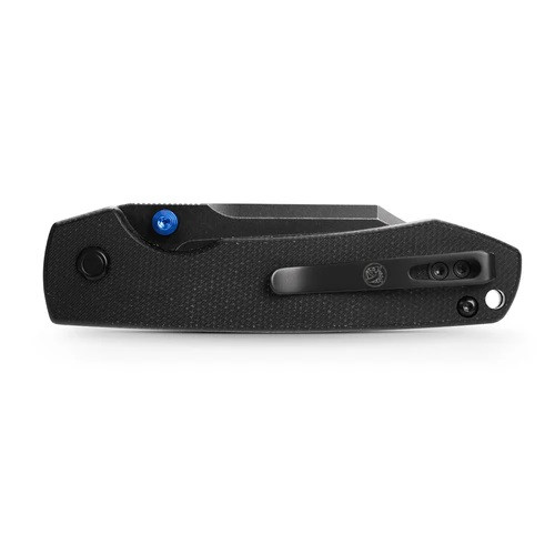 Vosteed Raccoon Folding Knife Black Micarta Handle 14C28N Bowie