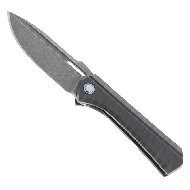 Vanguard Continuum Folding Knife Flame Titanium Handle M390 Blade
