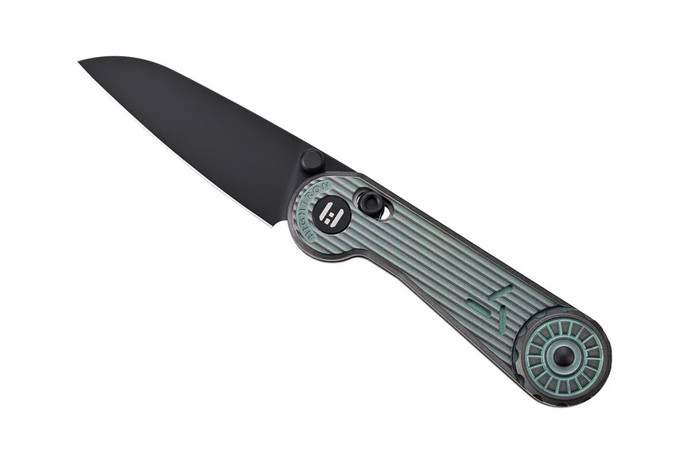 トップ まとめ Hightron EdgePlay Folding Knife Green Titanium Handle M390