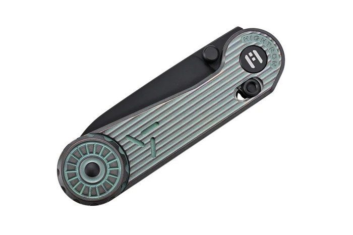 Hightron EdgePlay Folding Knife Green Titanium Handle M390