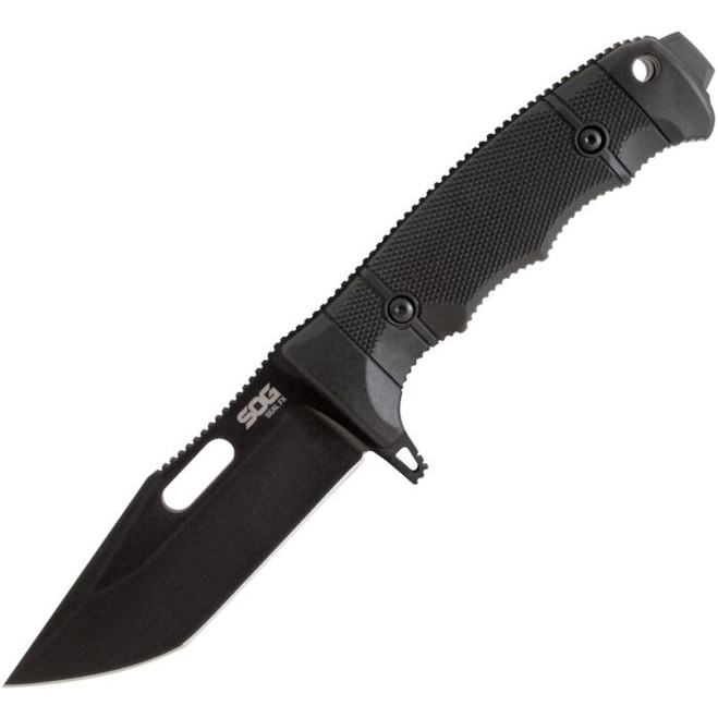SOG 17-21-02-57 Seal XR Fixed Blade Knife Black GFN Handle S35VN Tanto Plain 