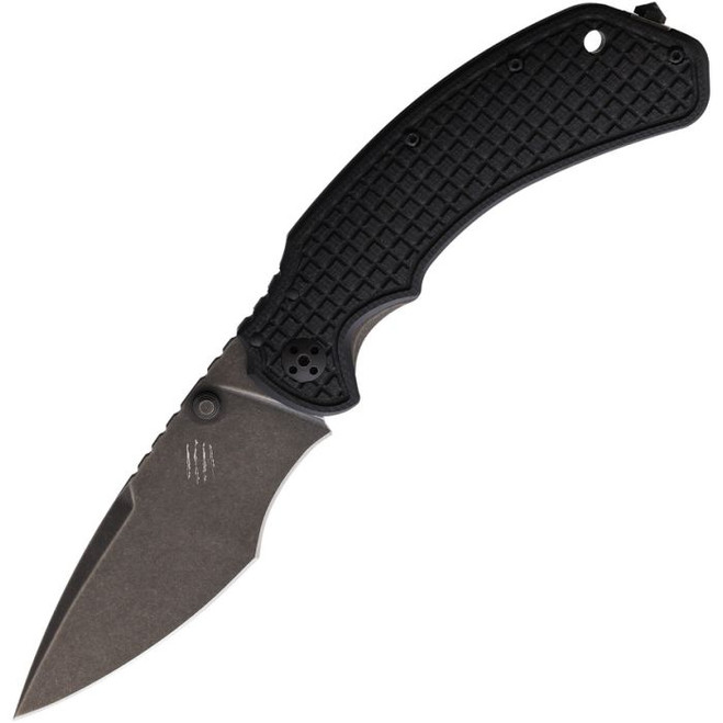 Bastinelli Creations Alpha 1 Folding Knife Black 3D G10 Handle