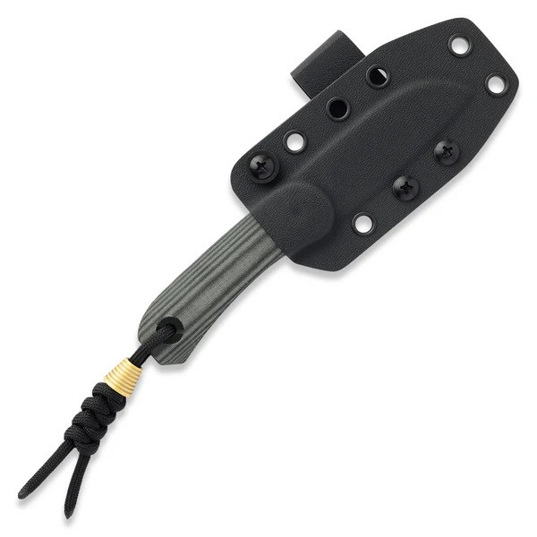 Knafs Lander 4 Black Sheep Fixed Blade Knife Black Micarta Handle