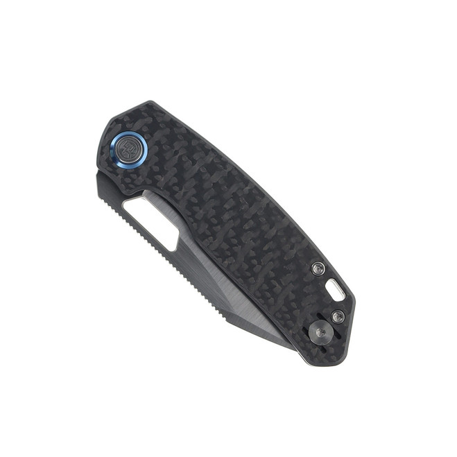 Divo Knives Growler Mini Folding Knife Carbon Fiber Handle Satin