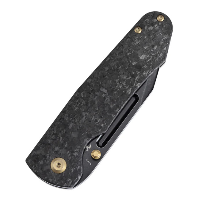 Kansept Superhawk Folding Knife Titanium/Shred Carbon Fiber Handle