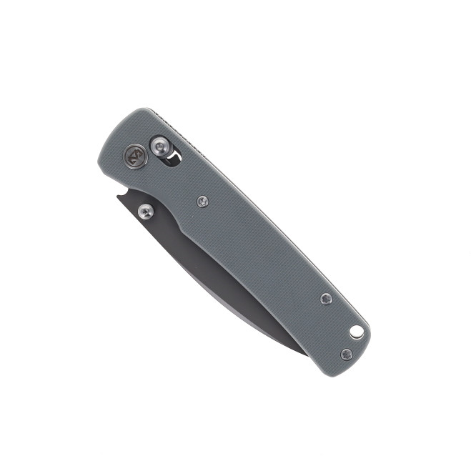 ジェンロックミー Miguron Vakor Axis Lock Folding Knife Gray G10 Handle Gray PVD
