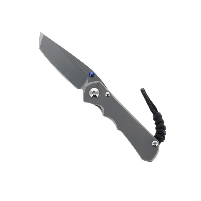 Chris Reeve Small Inkosi Folding Knife Glass Blasted Titanium Magnacut Tanto Blade SIN-1130
