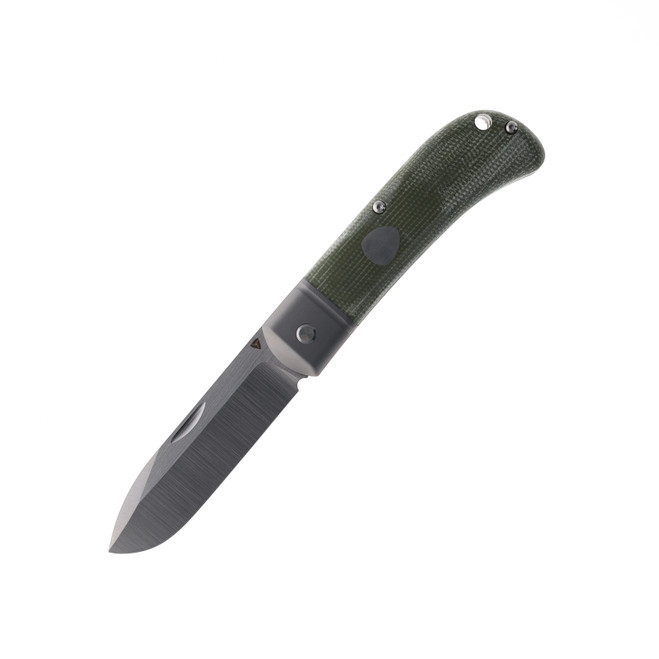 Tuya QAR Folding Knife Green Micarta Handle M390 Plain Edge