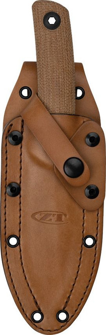 Zero Tolerance 0004 Fixed Blade Knife Natural Canvas Micarta