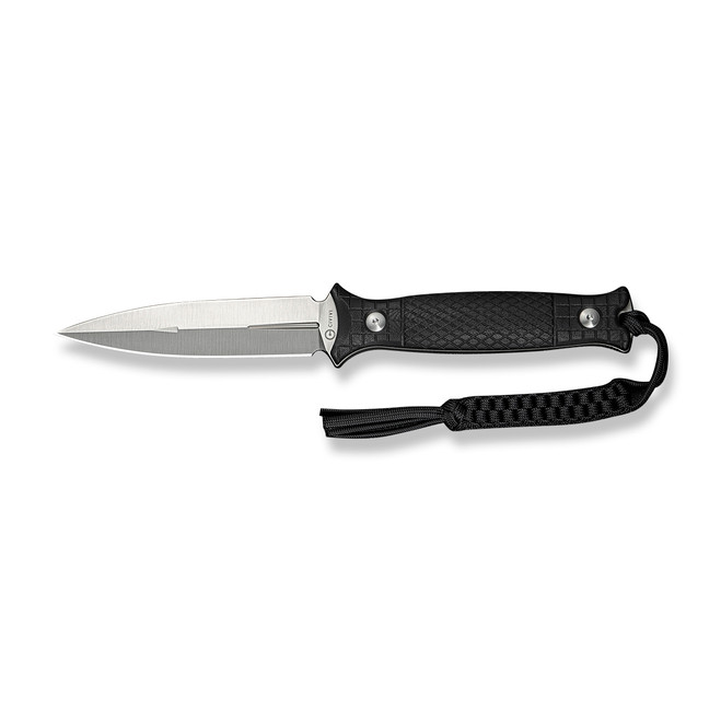 Civivi Perfrico Fixed Blade Knife Milled Black G10 Handle 14C28N