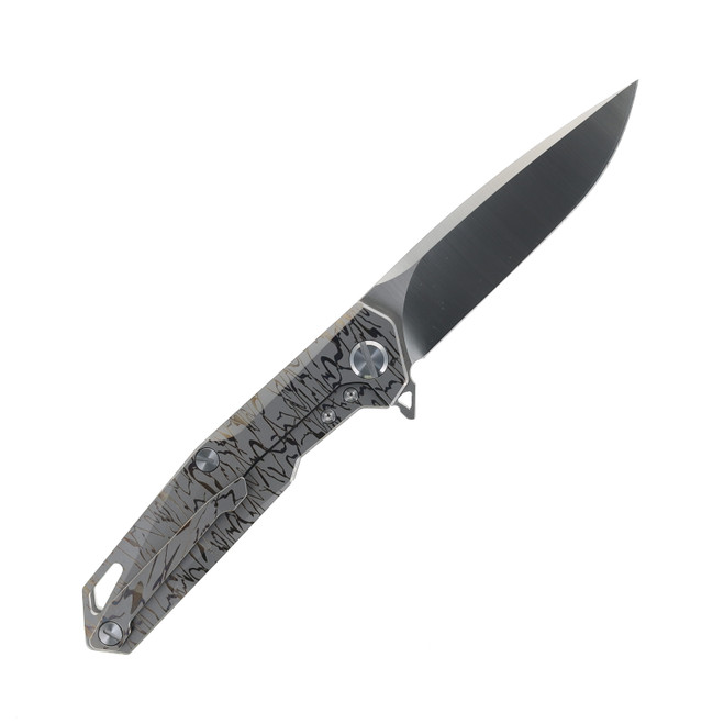 とと TwoSun Titanium D2 Ball Bearing Fast Open Pocket Folding Knife