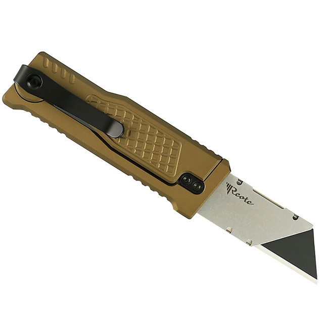 ナイフ Reate Exo-U V1 Folding Knife Diamond Copper Aluminum Handle