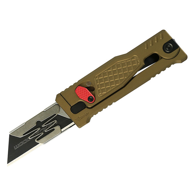 fishまとめ Reate Exo-U V1 Folding Knife Diamond Copper Aluminum Handle