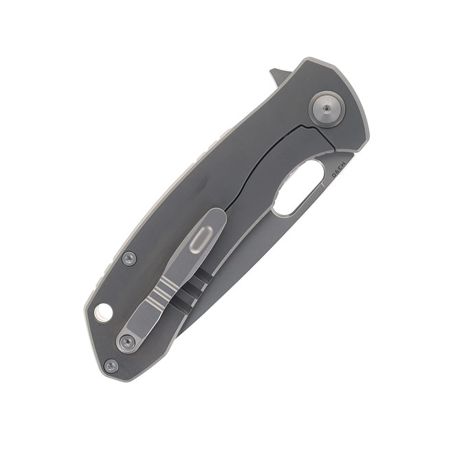 専用② Maxace Balance Folding Knife Dark Gray Titanium Handle M390 Plain Edge