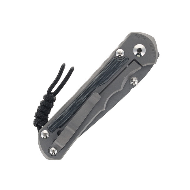 Chris Reeve Large Inkosi Folding Knife Sandblasted Titanium Handle