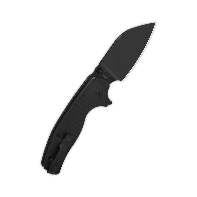 QSP Chefmaster Folding Knife Black G10 Handle 14C28N Wharncliffe Plain Black Blade QS163-A2 QSP Chefmaster Folding Knife Black G10 Handle 14C28N Wharncliffe Plain Black Blade QS163-A2