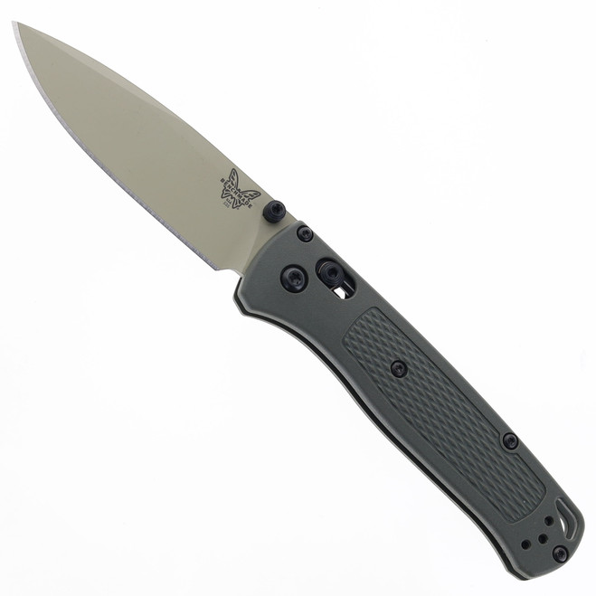 Benchmade Bugout Folding Knife Olive Grivory Handle S30V Drop Point 535TN-11