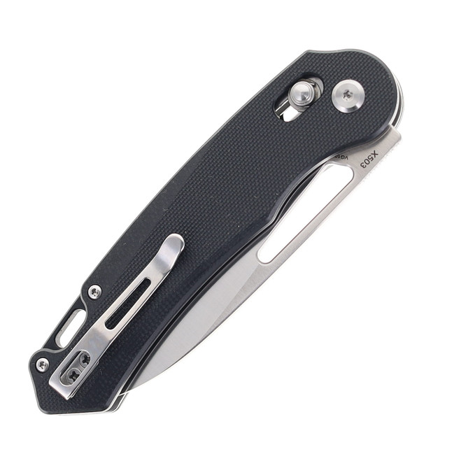 Critical Strike Folding Knife Black G10 Handle VG-10 Plain Edge