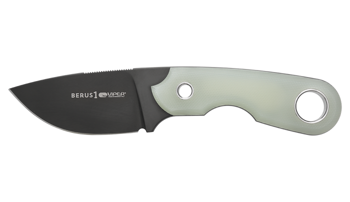(Scuffed Tip) Open Box/Return Viper Berus 1 DGJ Fixed Blade Knife Jade G10 Handle M390 Plain Black Blade VT4012DGJ (Scuffed Tip) Open Box/Return Viper Berus 1 DGJ Fixed Blade Knife Jade G10 Handle M390 Plain Black Blade VT4012DGJ