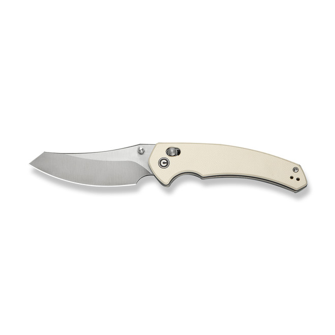 Civivi Sixgill Folding Knife Off White G10 Handle Nitro-V Plain