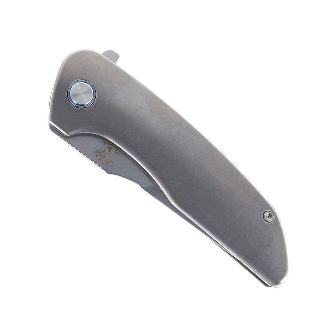 Mechforce Barker Collba Hokkaido Folding Knife Titanium Handle