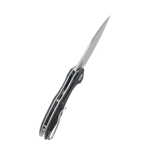 Kubey Noble Folding Knife Black G10 Handle 14C28N Plain Edge Beadblast Finish KU236K Kubey Noble Folding Knife Black G10 Handle 14C28N Plain Edge Beadblast Finish KU236K