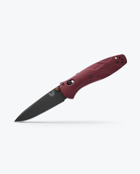 めろ Benchmade Osborne Barrage AXA Folding Knife Redstone Handle Copper