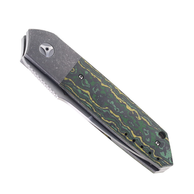 coom専用 Mechforce Carey Collba Roaster Folding Knife Fatcarbon Toxic Storm