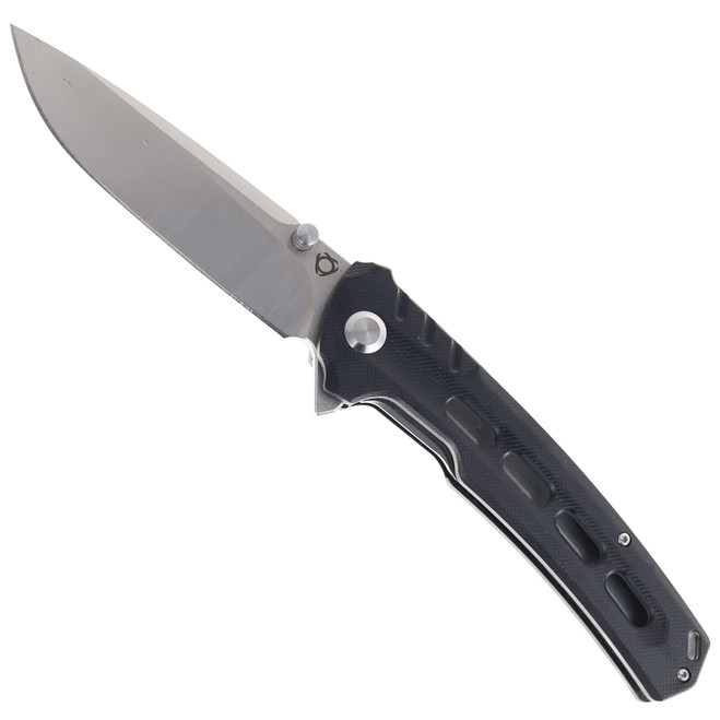 SIxLeaf Folding Knife Black G10 Handle 9Cr14MoV Plain Edge SL-56