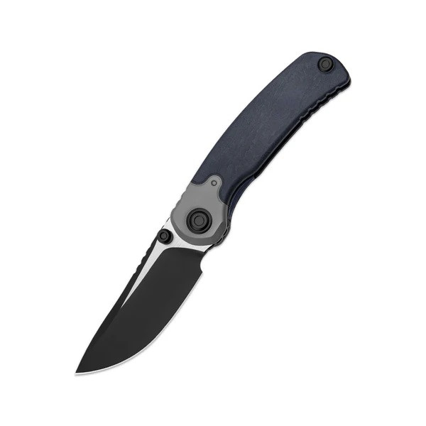 Kizer Pioneer Folding Knife Blue Canyon Titanium Handle S35VN