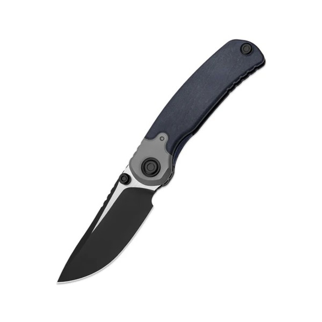 Kizer Pioneer Folding Knife Blue Canyon Titanium Handle S35VN Black Blade ZX-FK03A5 Kizer Pioneer Folding Knife Blue Canyon Titanium Handle S35VN Black Blade ZX-FK03A5
