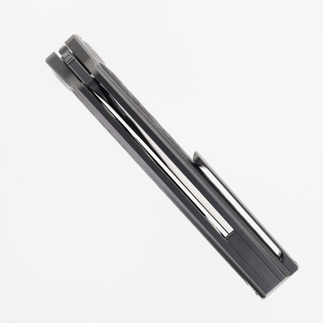 筆 8-② 【kurokunn】T TwoSun Folding Knife Titanium/Black Carbon Fiber Handle 14C28N
