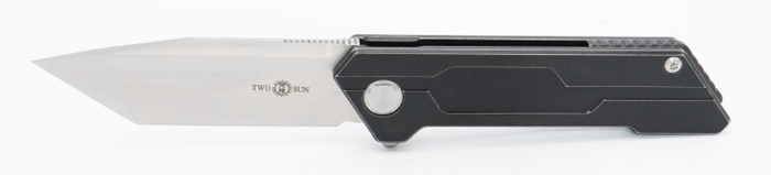 TwoSun TS38-M390 Folding Pocket Knife TC4 Ti Alloy Handle Plain M390 Blade TwoSun TS38-M390 Folding Pocket Knife TC4 Ti Alloy Handle Plain M390 Blade