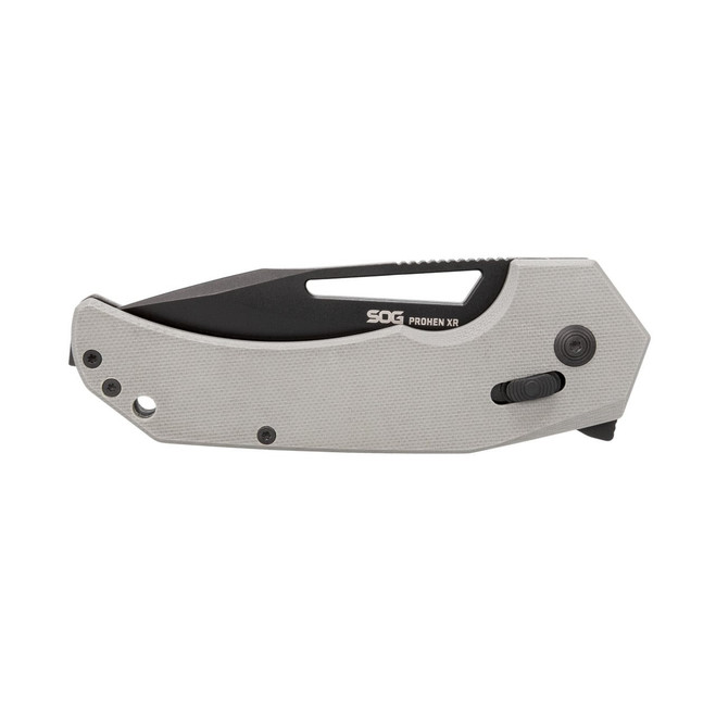 SOG Prohen XR 12-25-03-57 Foldig Knife Grey/Black G10 Handle D2