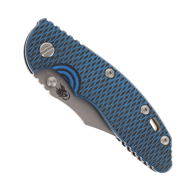 Hinderer Folding Knife Battle Blue G10 Handle S45VN Plain Edge HK