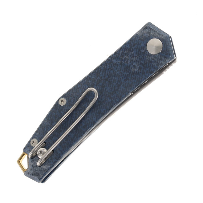 専用3 Giant Mouse Clyde Folding Knife Denim Micarta Handle 20CV Plain
